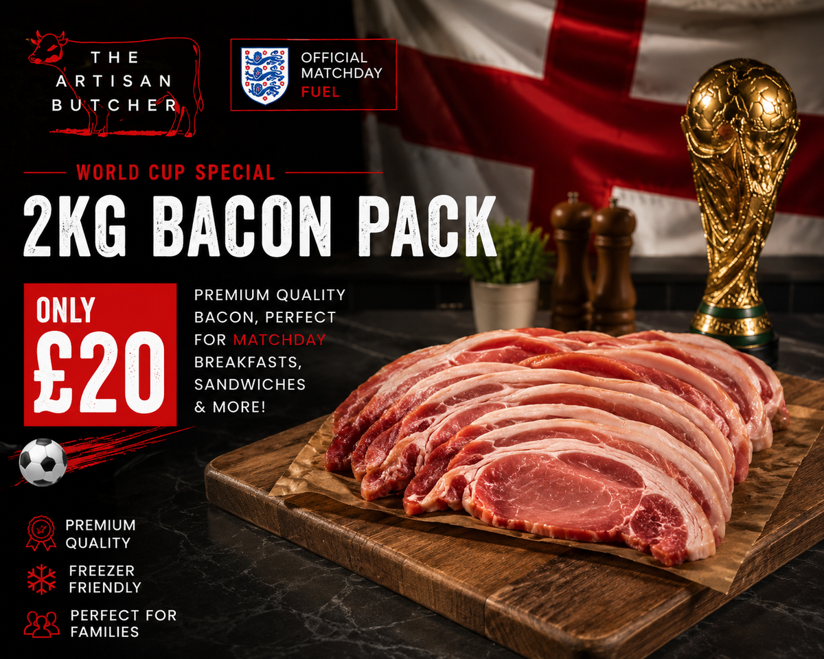 World Cup Special Offer -  2kg Bacon ONLY £20