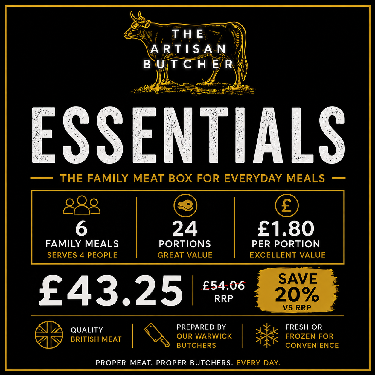 Everyday Essentials – Family Meat Box