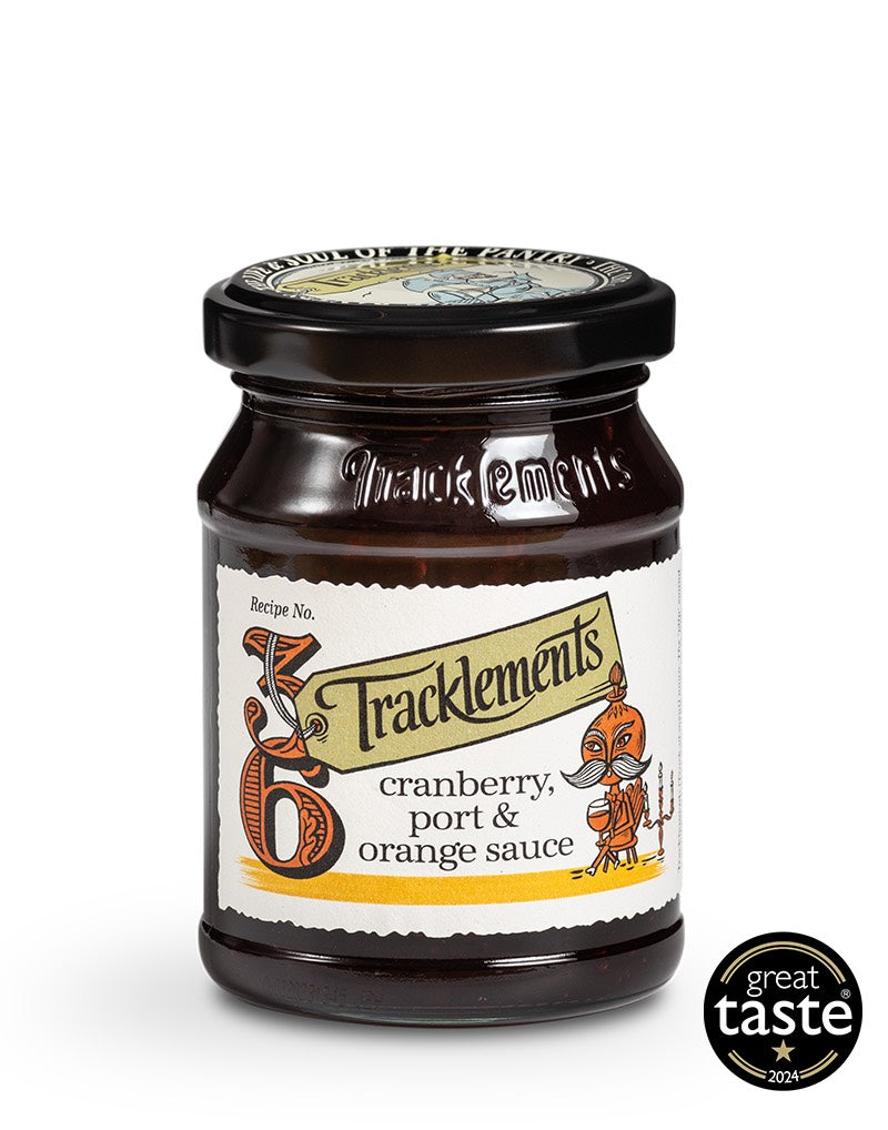 Tracklements Cranberry, Port & Orange Sauce 210g