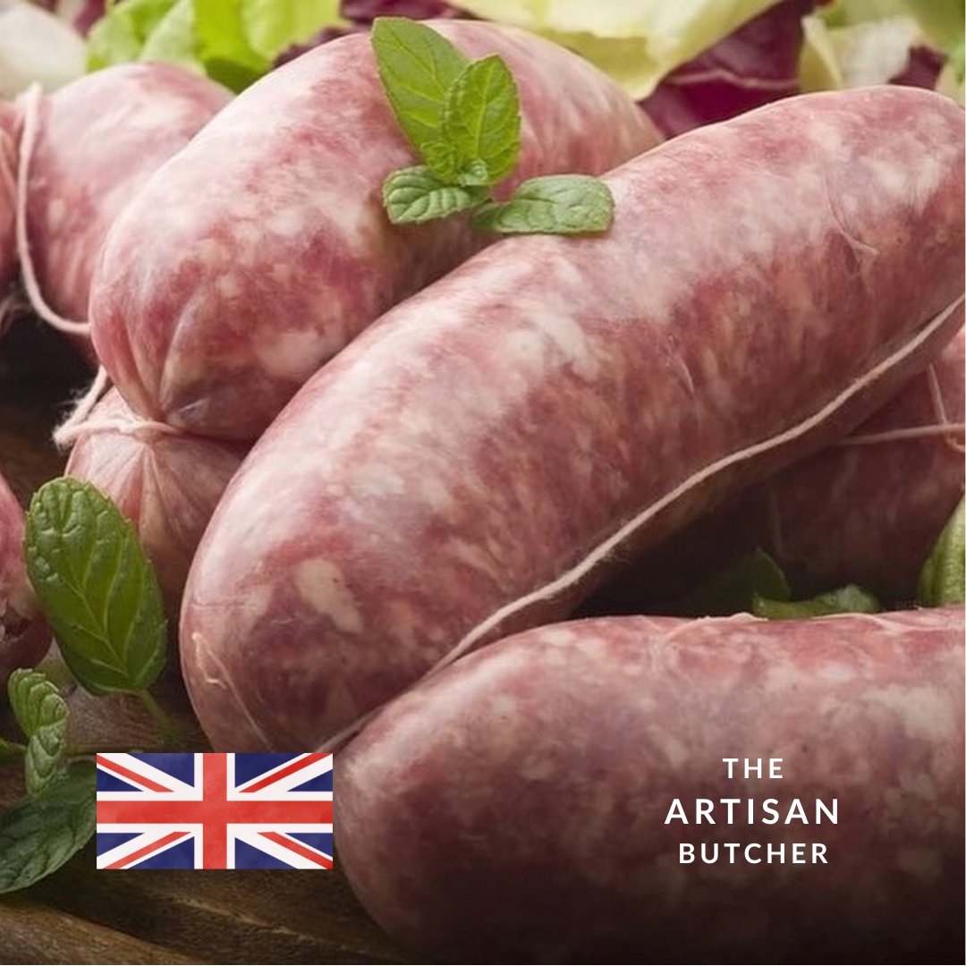Sausages Pork - Caramelised Red Onion - Thick (Pack 450-500g) (Copy)