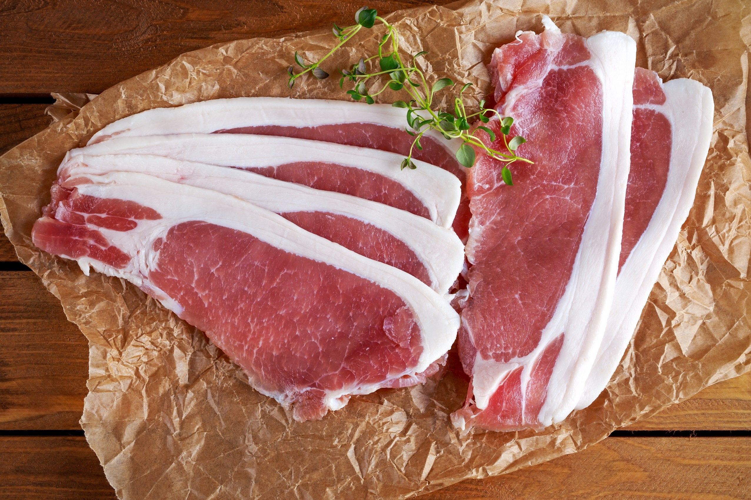 Dry Cured Back Bacon Plain