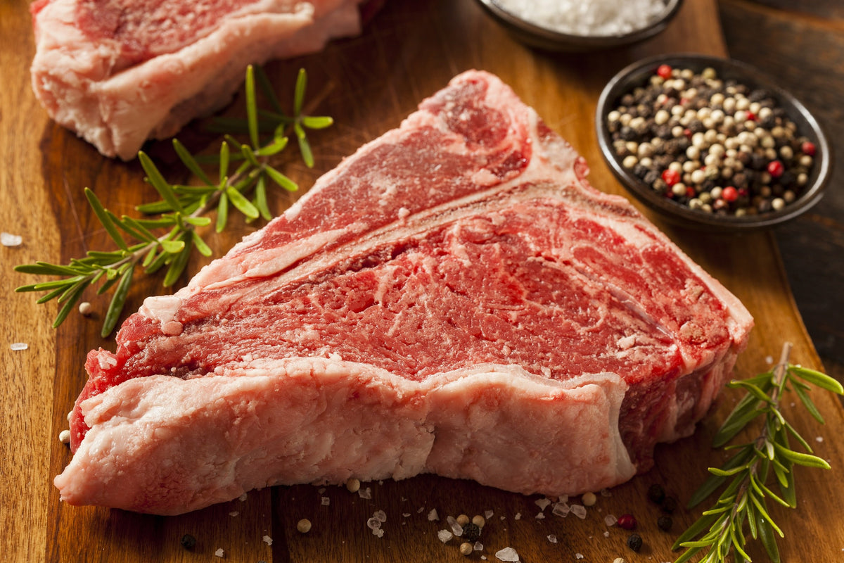 Beef T Bone Steak 16 - 22oz (450 - 620g)