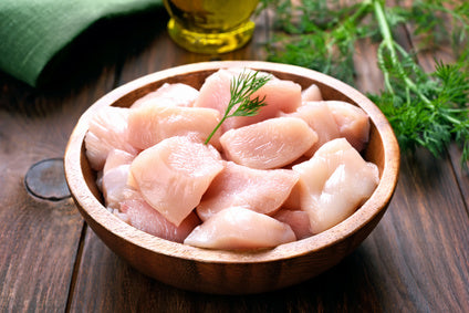 Chicken - Cuts - Breasts Diced, Skinless and Boneless - 500g