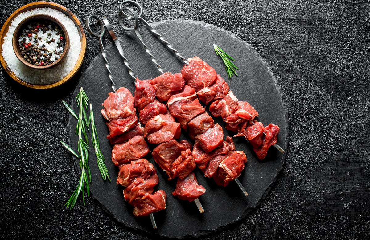 Brochette - Lamb Steak Skewers (90 - 120 grams)