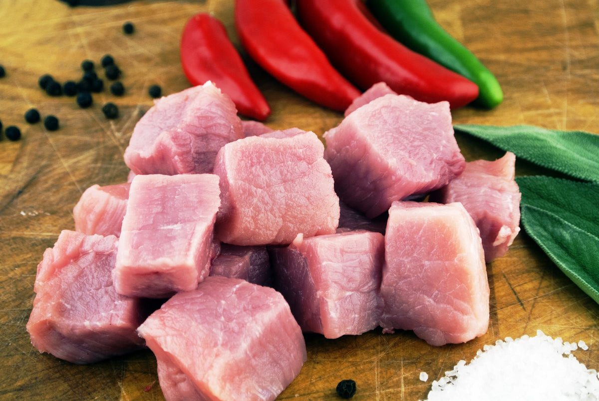 Pork - Cuts - Leg Diced &lt;5% Fat